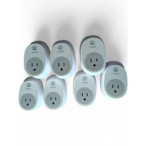 Lot of 7 TP-Link Kasa HS100 Smart Wi-Fi Plugs - Wireless Control Alexa Google